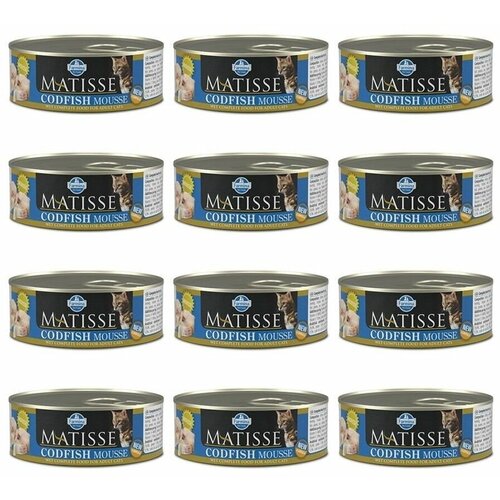 Farmina (Фармина) Matisse 0,085кг мусс с треской консервы для кошек 12шт/уп(4831)