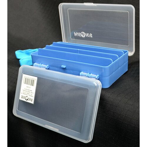 фото Коробочка бокс органайзер для рыболовных снастей, мушек, мормышек, блесен, 155x95x45мм олта