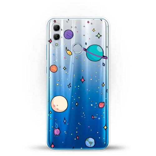 фото Силиконовый чехол звезды и планеты на honor 10 lite andy & paul
