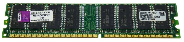 Оперативная память Kingston KVR400X64C3A/512 DDR 512Mb