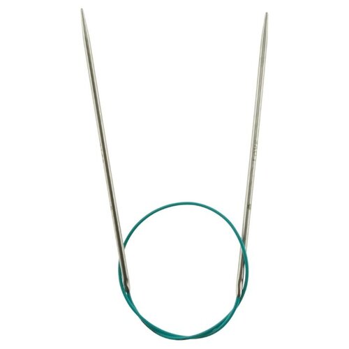 Спицы Knit Pro Mindful 36053, диаметр 2.5 мм, длина 40 см, общая длина 40 см, серебристый спицы круговые zing 4мм 40см knitpro 47069