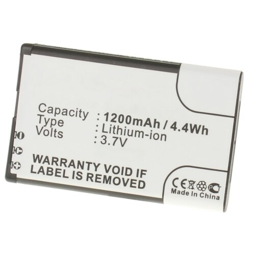 фото Аккумулятор ibatt ib-u3-m307 1200mah для nokia c3-01 (touch and type), 5220, 6303, 6730, 6303 classic illuvial, c5, 3720, 6730, для texet tn-606,