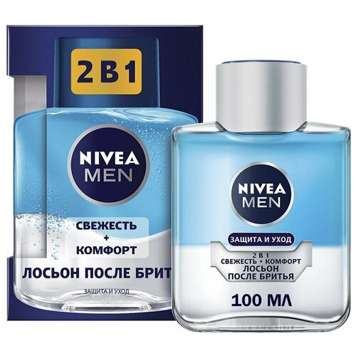 Nivea Men Лосьон после бритья Защита и уход 2 в 1, 100 мл /