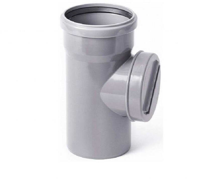 фото Ревизия ПВХ (серая) Ду 110 (в сборе)