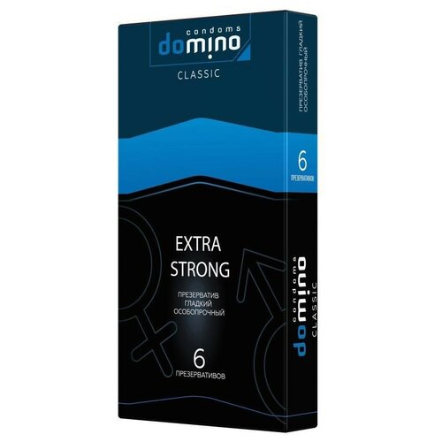 Суперпрочные презервативы DOMINO Classic Extra Strong - 6 шт. (арт. 222579) презервативы domino classic extra strong 6 шт