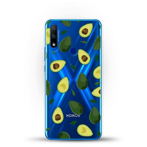 фото Силиконовый чехол узор из авокадо на honor 9x andy & paul
