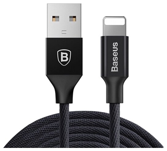 Кабель Baseus CALYW-A01 Yiven Cable USB to Lightning 1.8m Black