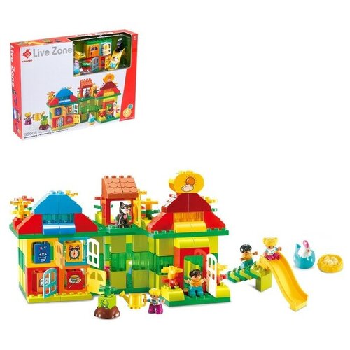 Smo-neo Конструктор «Двухэтажный дом», 2 варианта сборки, 175 деталей