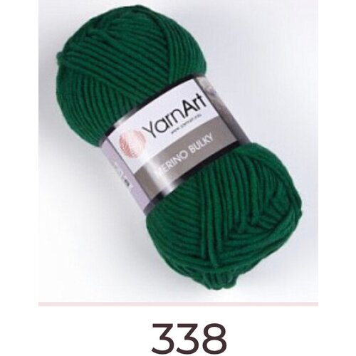 Пряжа для вязания Yarnart Merino Bulky 25% шерсть 75% акрил; 100гр-100м(1 моток)