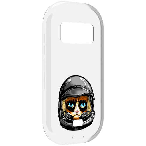 Чехол MyPads кот космонавт для UleFone Armor 15 задняя-панель-накладка-бампер