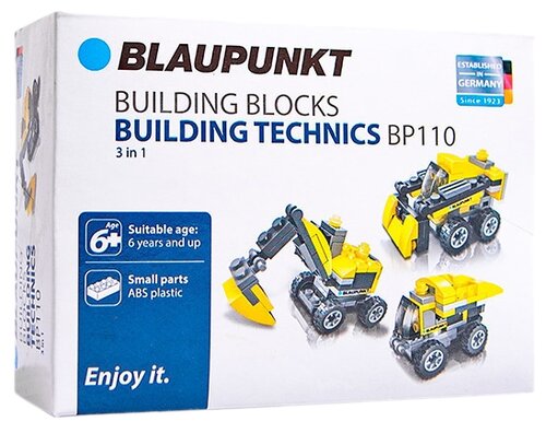 Конструктор Blaupunkt Building Block BP110 Building Technics, 64 дет.