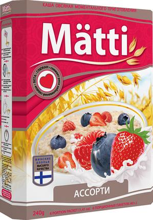 Каша овсяная Matti Ассорти 6х40 г - фото №14