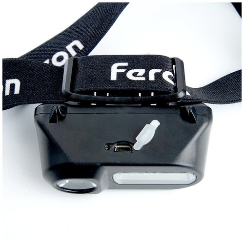 Фонарь налобный Feron TH2309 с аккумулятором USB 1*18650, 3W2W XPECOB IP44, пластик, 41713