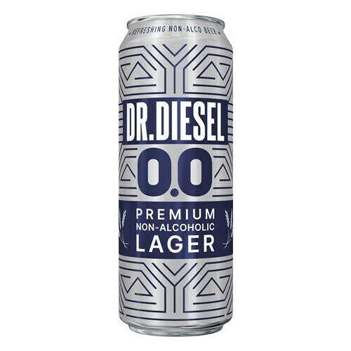 Пиво Doctor Diesel Премиум лагер светлое безалкогольное, 0.43л. Х 24 штуки