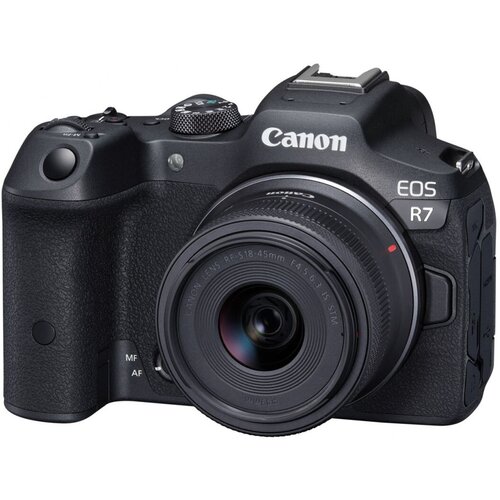 Фотоаппарат Canon EOS R7 Kit RF-S 18-45mm F4.5-6.3 IS STM, черный