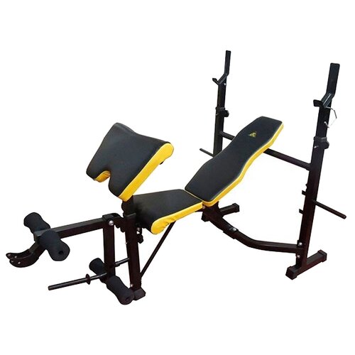 фото Силовая скамья со стойками dfc d7828