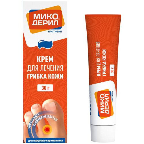 Микодерил крем д/нар. прим., 1%, 30 г, 1 шт.