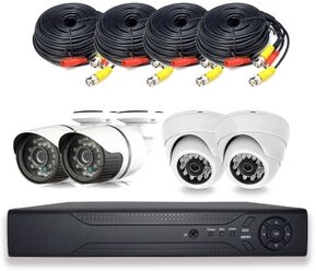 Комплект видеонаблюдения PS-Link KIT-B204HD 4 камеры