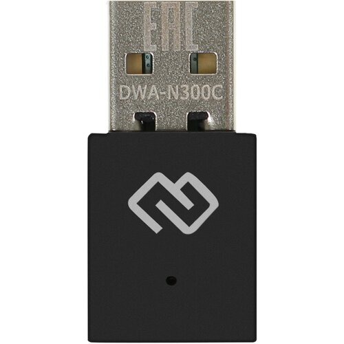 Сетевой адаптер WiFi Digma DWA-N300C USB 2.0