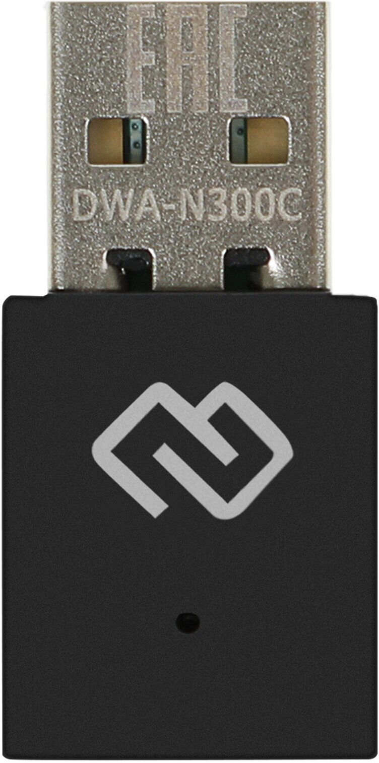 Сетевой адаптер WiFi Digma DWA-N300C USB 2.0