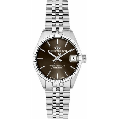 Наручные часы PHILIP WATCH Часы женские Philip Watch R8253597612, серебряный, коричневый