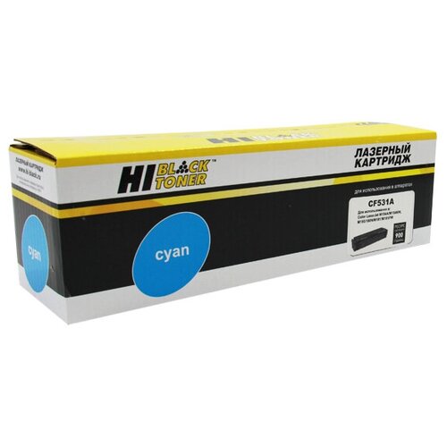 Картридж Hi-Black 98927825 совместимый HP CF531A cyan (900 стр.)