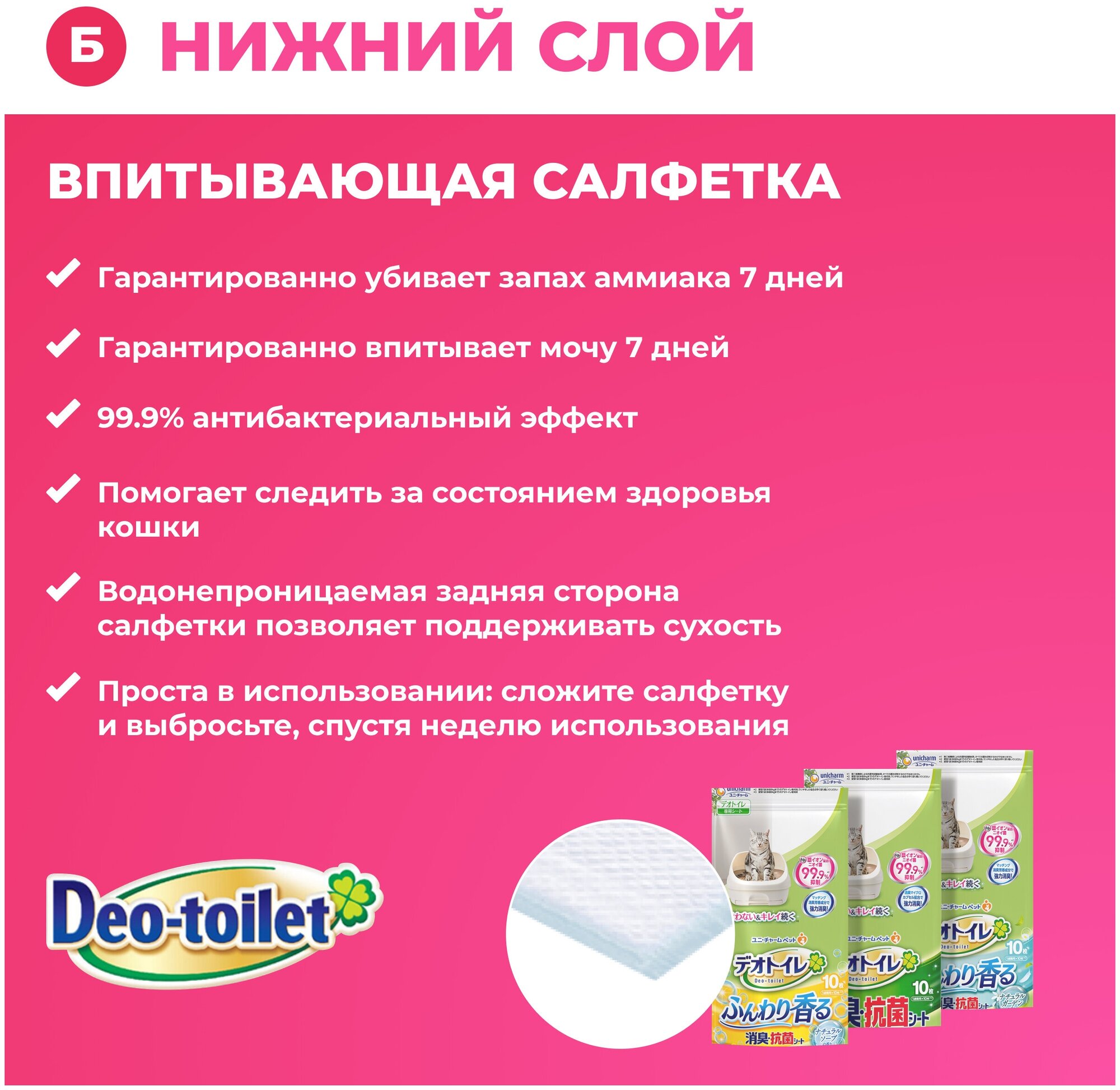 Unicharm DeoToilet Системный туалет для кошек открытого типа. Цвет темно серый (набор) - фотография № 5