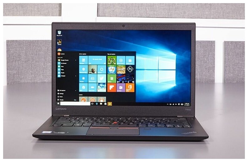 Ноутбук Lenovo ThinkPad T460s, Core i5-6300U, Память 8 ГБ, Диск 128 Гб SSD, Intel HD , Экран 14"