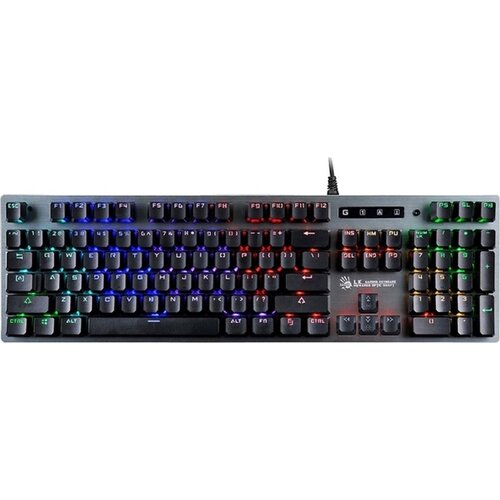 Клавиатура A4 Bloody B765 механическая серый USB for gamer LED 559000₽