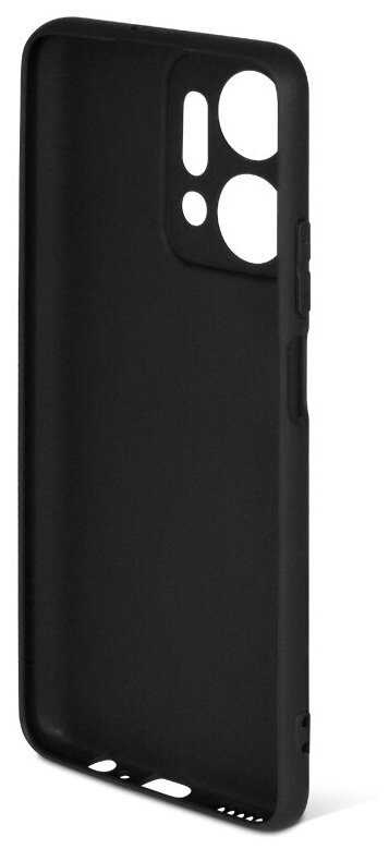 Силиконовый чехол-накладка для Honor X7A/X7A Plus, черный, тонкий, DF, hwCase-128
