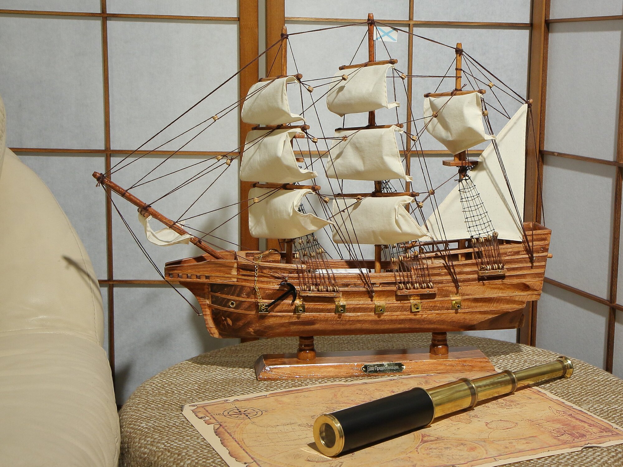 Модель корабля "Гото Предестинация" 56 см Россия (Божье Предвидение) собранный макет