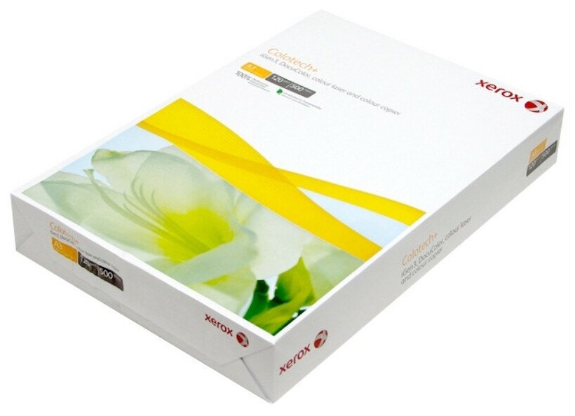 Бумага для цв. лазер. печ. Xerox Colotech + ( A3, 120 г/кв. м, 500)