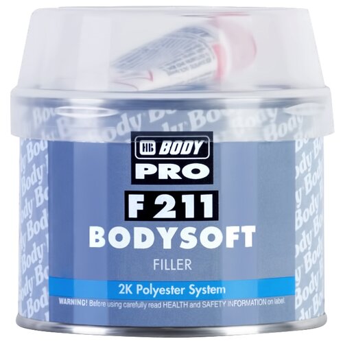 фото Комплект (шпатлевка, отвердитель) HB BODY PRO F211 Bodysoft 0.25 кг