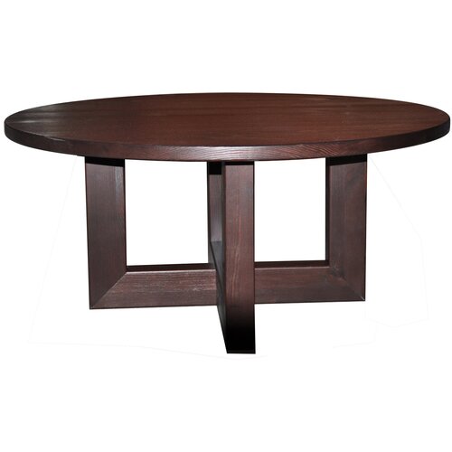 Стол журнальный Куклей (темно-коричневый / 100 / Круг)