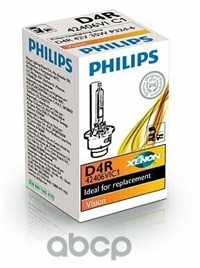 D4r (35W) Лампа Ксенон Vision 1Шт Картон Philips арт. 42406VIC1