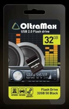 USB флэш-накопитель (OLTRAMAX OM032GB-mini-50-B черный)