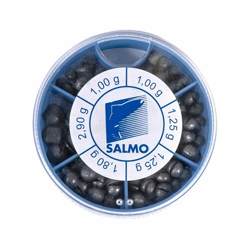 Грузила Salmo дробинка PL 6 секций крупные 120г набор