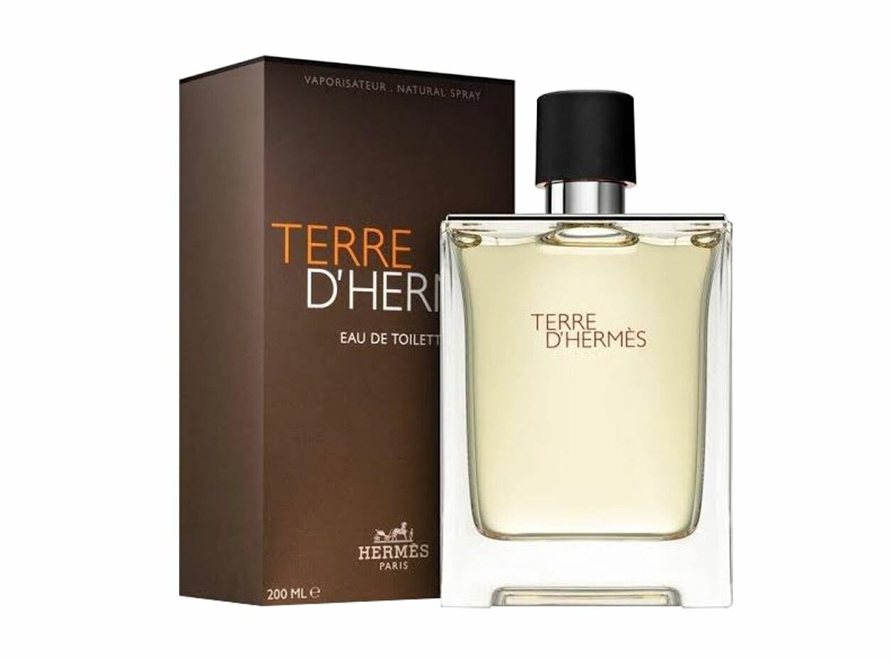 Туалетная вода Hermes Terre d'Hermes 200 мл, древесные пряные