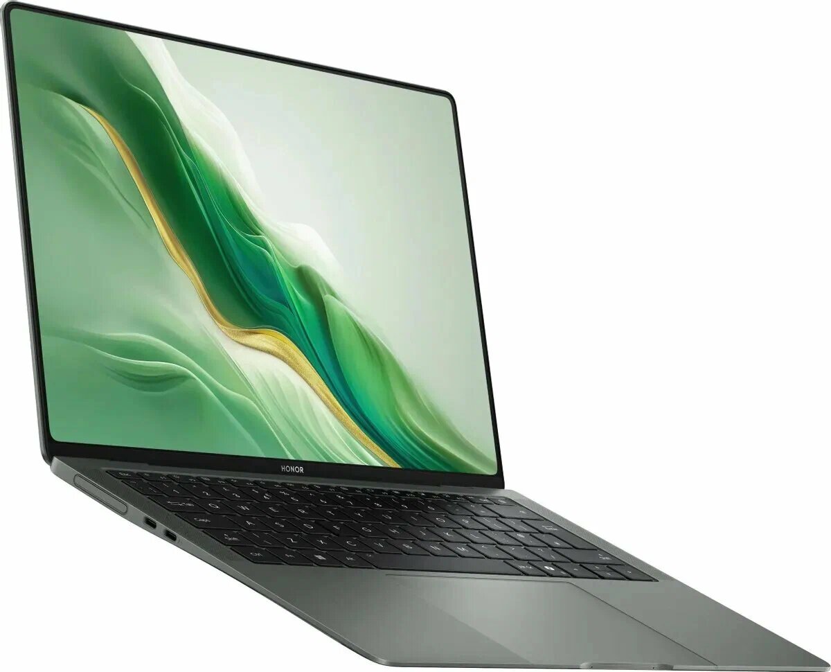 14.6" Ноутбук Honor MagicBook Art 14 MRA-721, (3120x2080) OLED, 120 Гц, Intel Core Ultra 7 155H (16x1.40 ГГц), RAM 32 ГБ, SSD 1024 ГБ, Intel Arc Graphics, Windows 11 Pro + MS Office Pro, Зеленый, Русская раскладка — фото 1