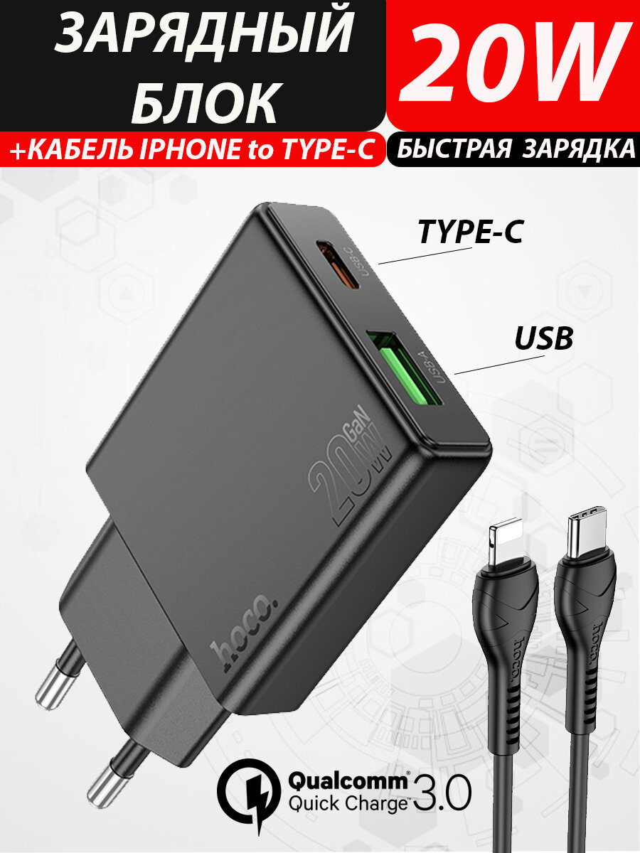Сетевое зарядное устройство Type-C на