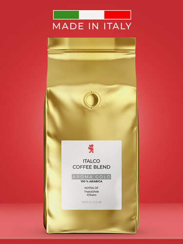 Изображение товара Кофе в зернах Italco Aroma Gold средняя обжарка, Бразилия, 1 кг