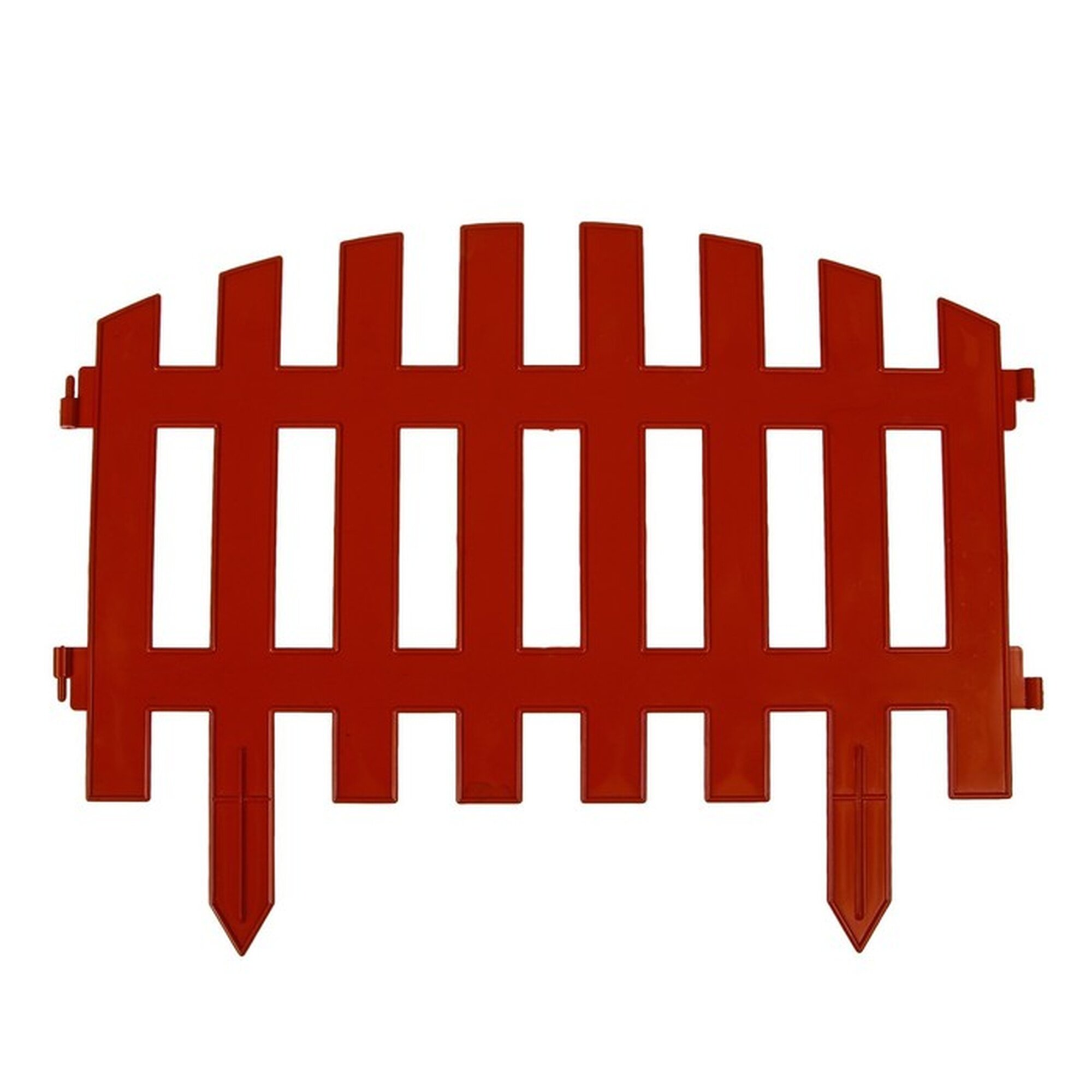 Ограждение декоративное 35 × 210 см 5 секций пластик терракотовое RENESSANS Greengo