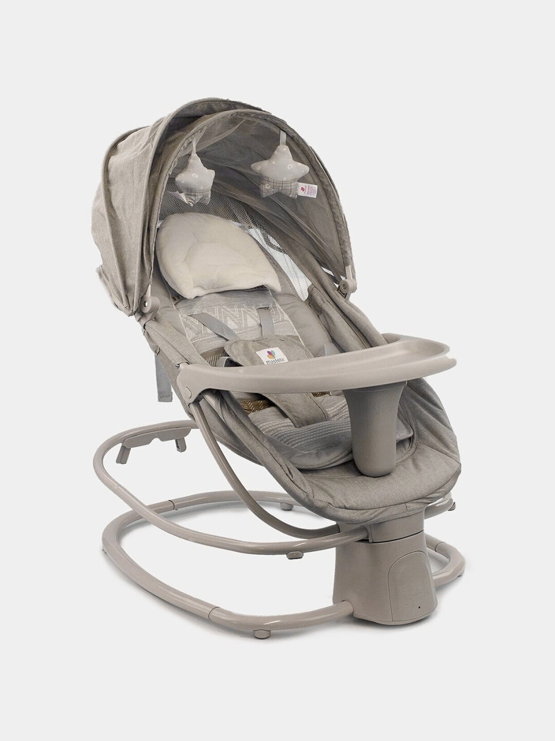 Детская электро люлька, шезлонг со столиком для кормления, кресло качалка — фото 1