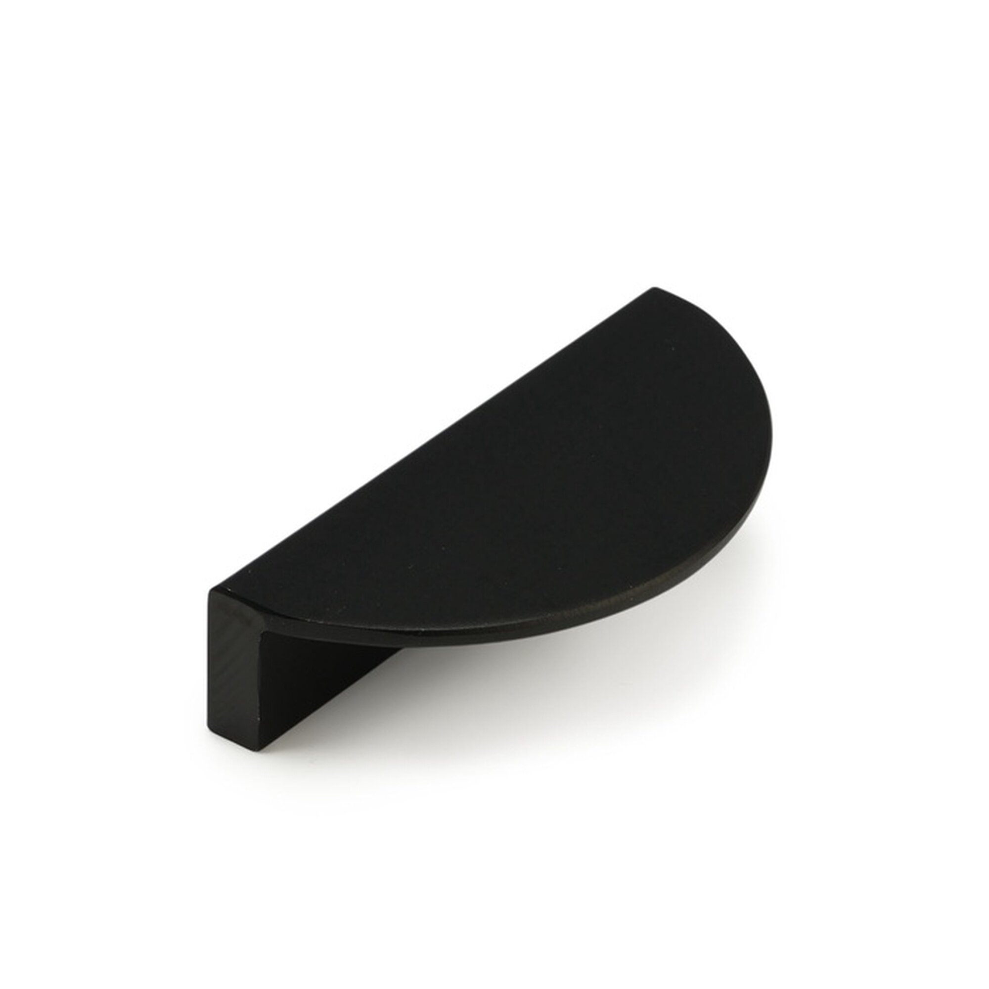 Ручка-скоба CAPPIO H002BL полукруглая алюминий L=78 мм м/о 64 мм цвет чёрный