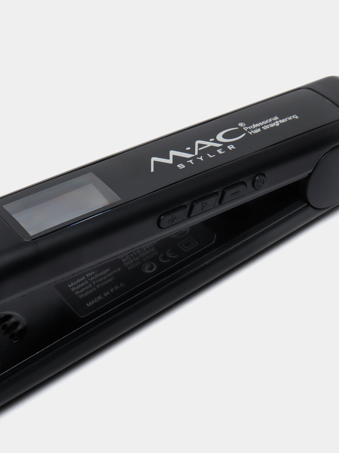 Профессиональный гофре утюжок для волос, MAC MC-5523 , с керамическими пластинамидисплеем — фото 1