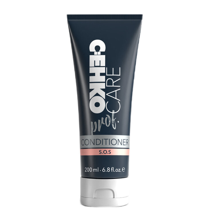 C: EHKO CARE prof S.O.S. Conditioner Кондиционер S.O.S. для осветленных, обесцвеченных и вьющихся волос 200 мл
