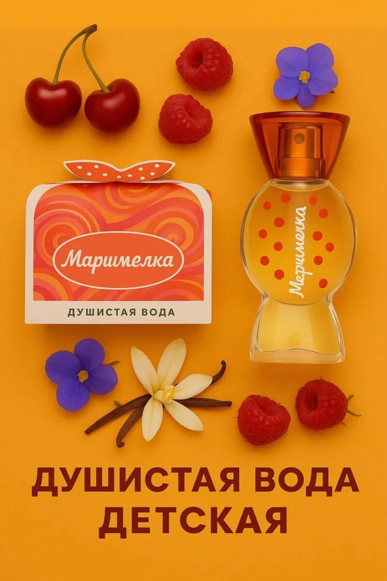 Картинки Детская душистая вода Конфетка Маршмелка, 25 мл.