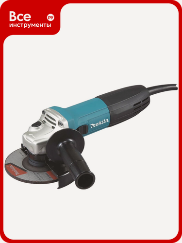 Изображение товара Угловая шлифмашина Makita, ф125мм, 720Вт, 11000об\м, плавный пуск, антирестарт 2,7кг, кор. GA5030R