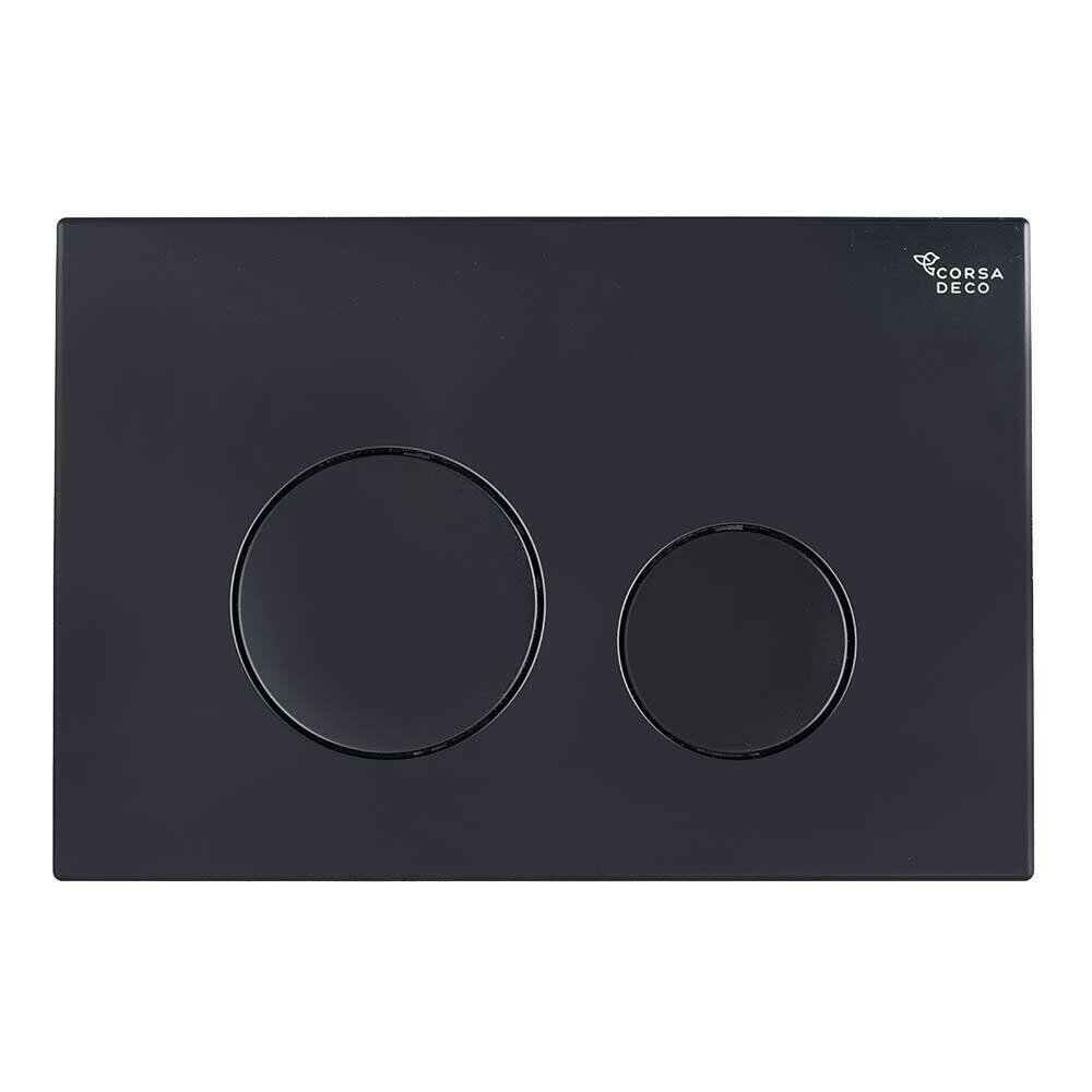 Клавиша смыва для инсталляций Corsa Deco CX черная матовая (FBCXB)