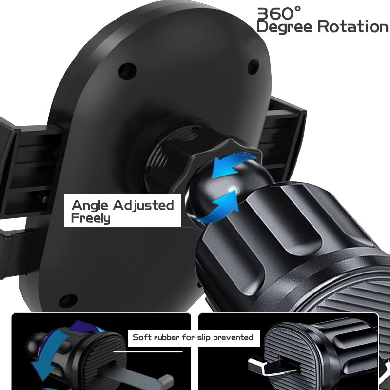 Держатель телефона в авто, на стекло и панель, с мощной присоской — фото 1